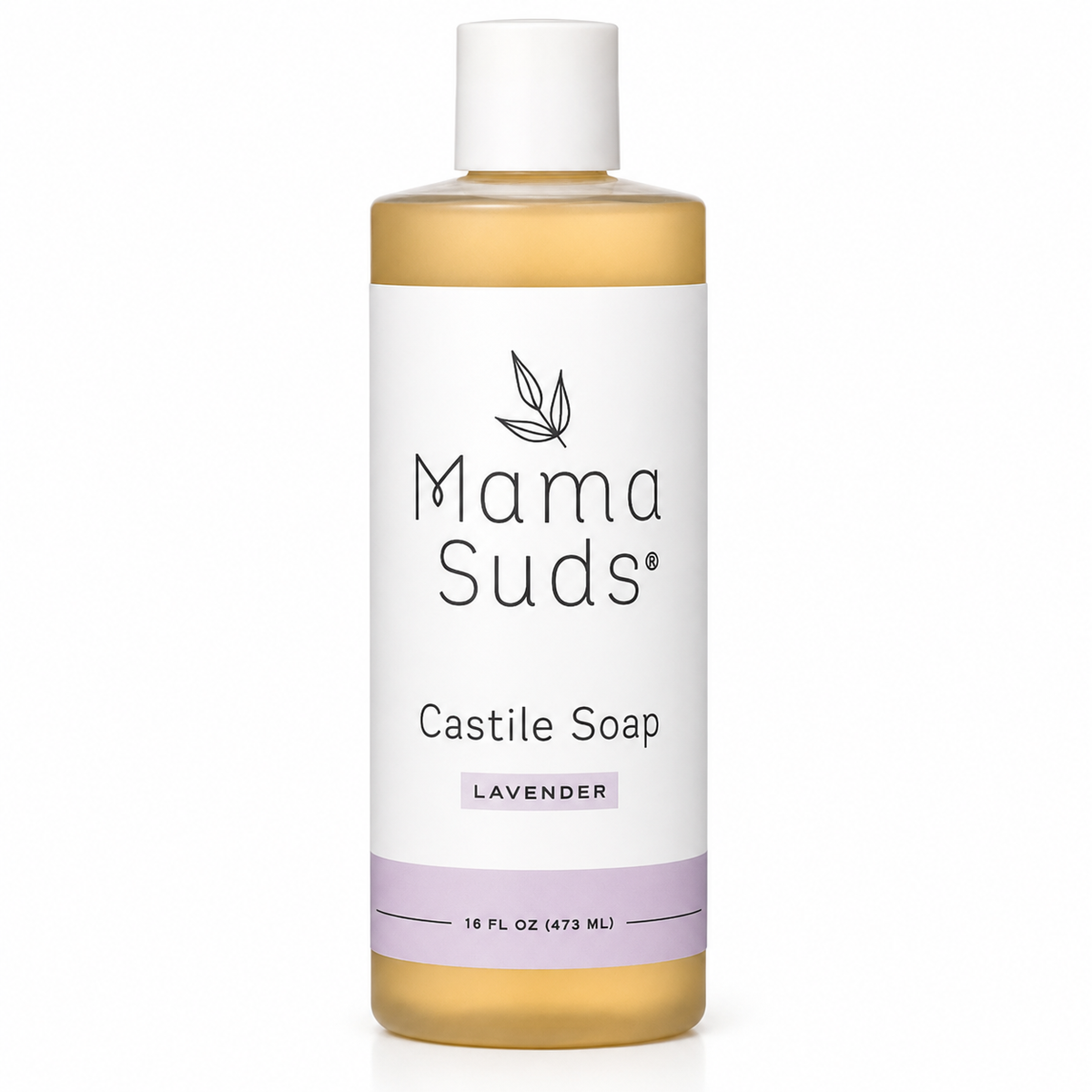 mama suds / castile lavender soap 16oz (mi)