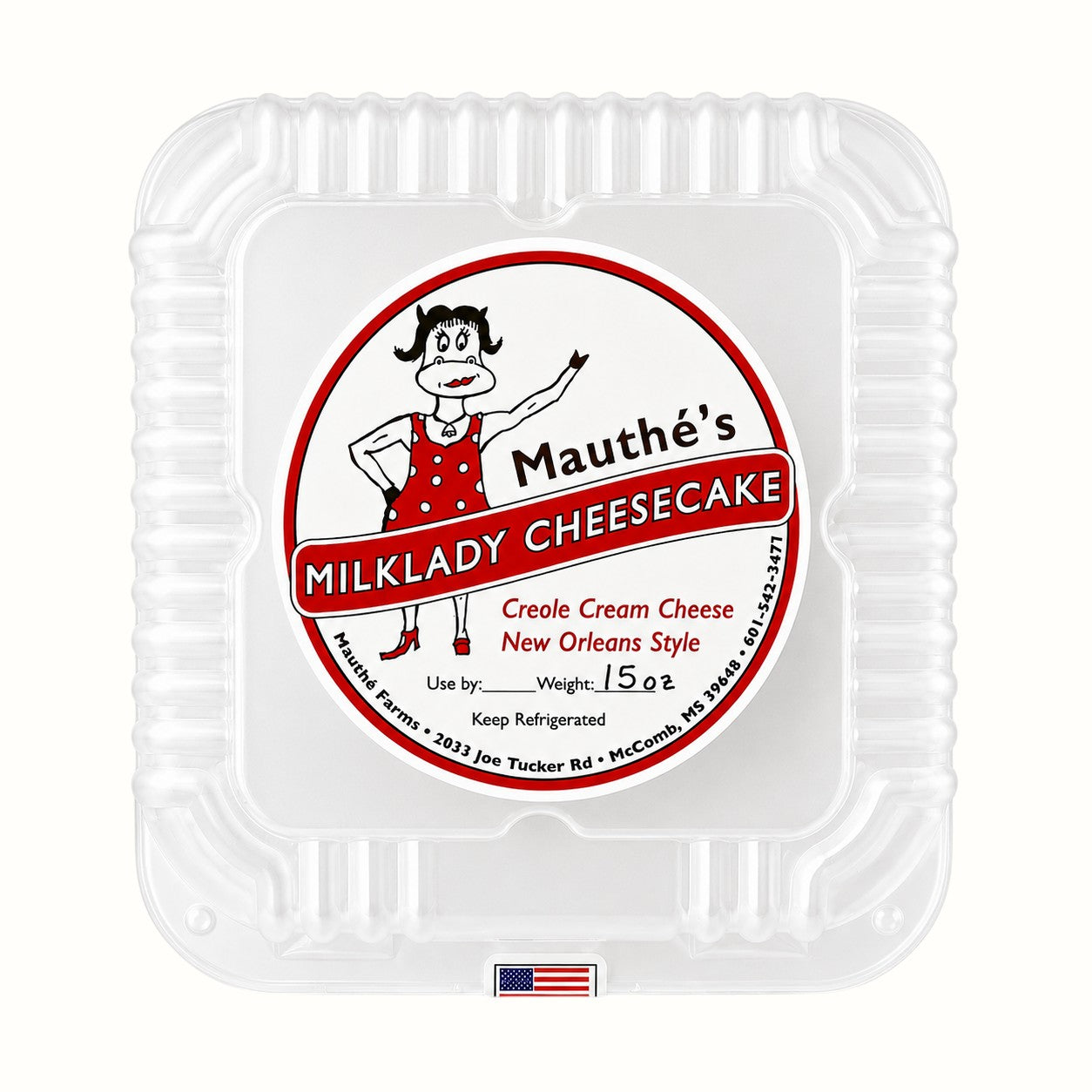 mauthe farms / milklady cheesecake 6"