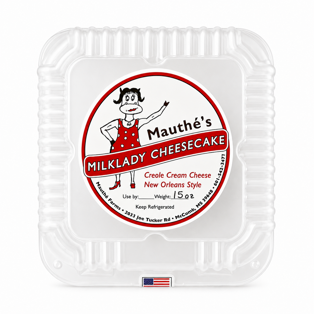 mauthe farms / milklady cheesecake 6"
