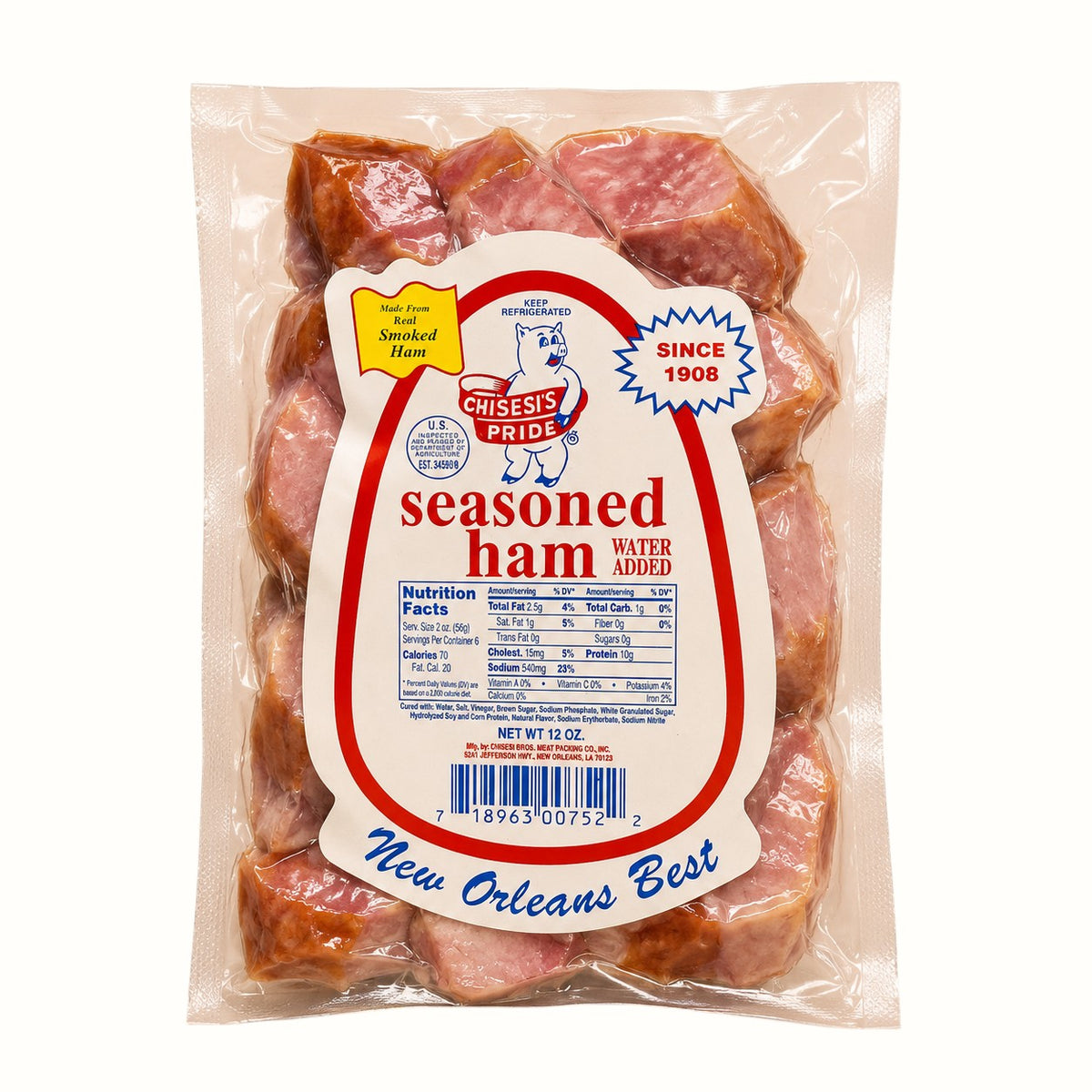 chisesi's pride / seasoned ham 12oz