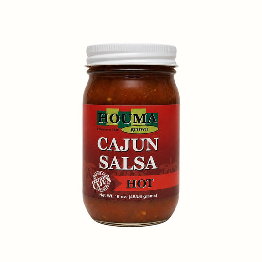 houma grown / hot spice cajun salsa 2 sizes 16oz