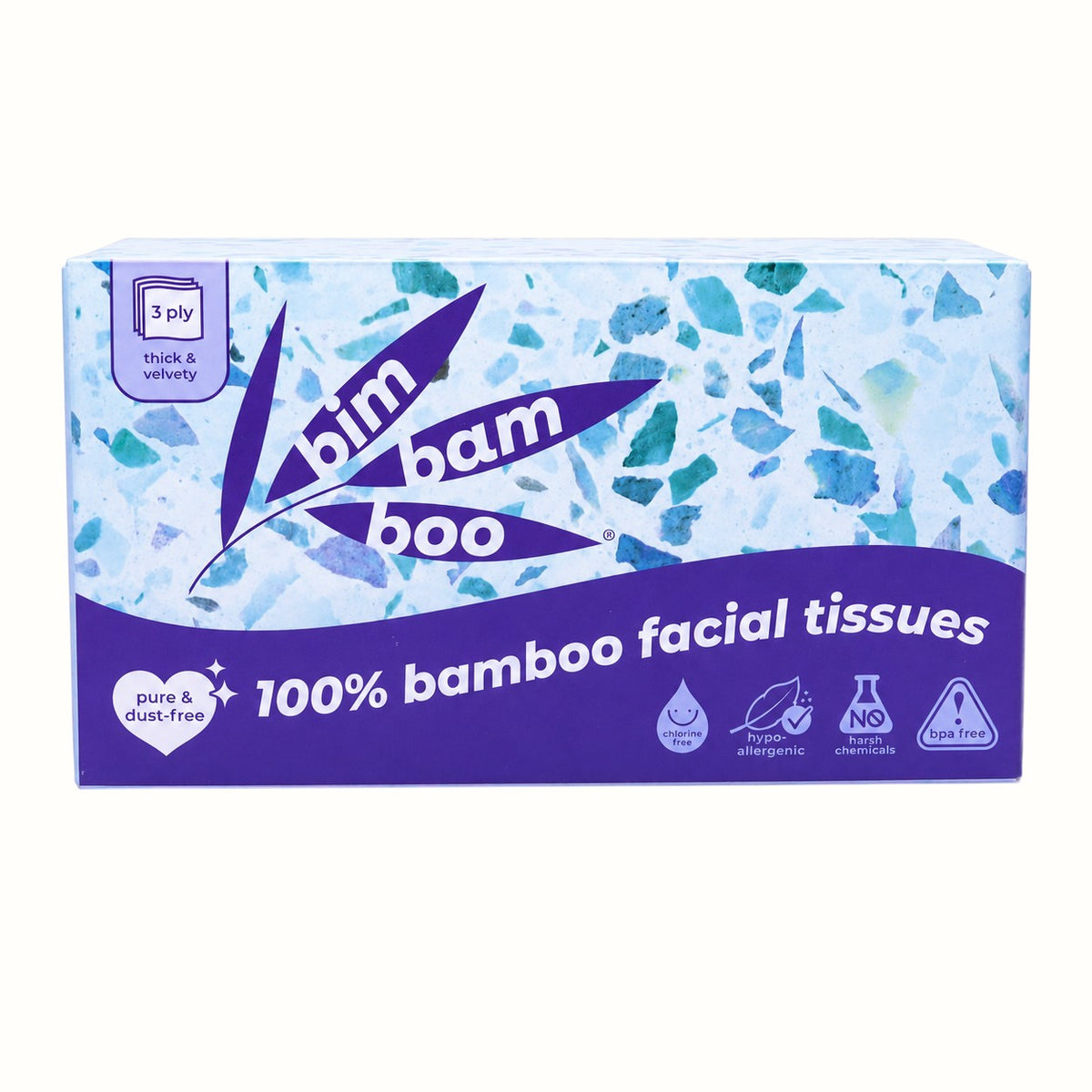bim bam boo / bamboo facial tissues 115ct (mn)