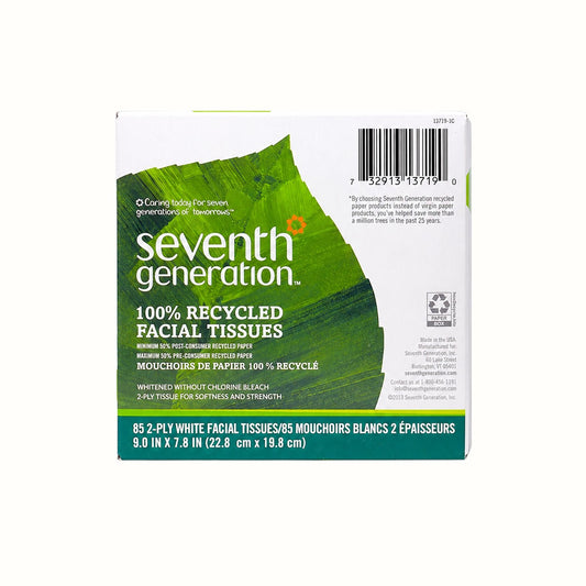 seventh generation / facial tissue cube 85ct (vt)