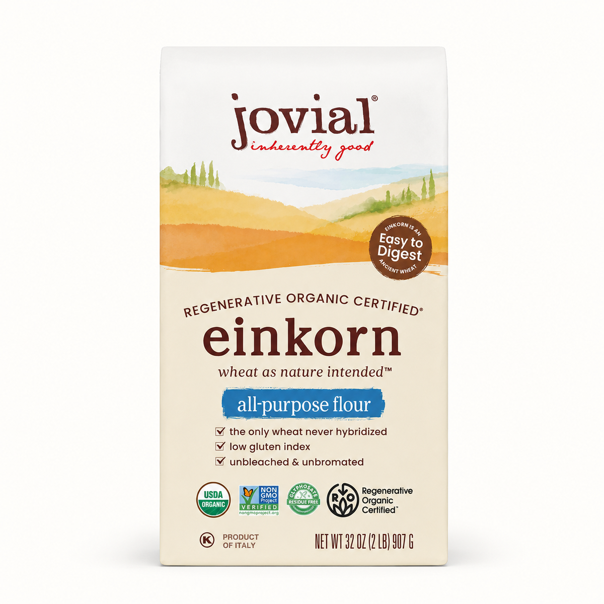 jovial / organic einkorn flour 2lbs (ct)