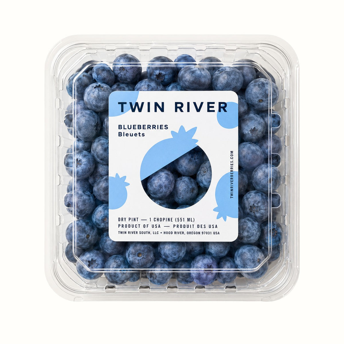 twin river / organic blueberries (ca)