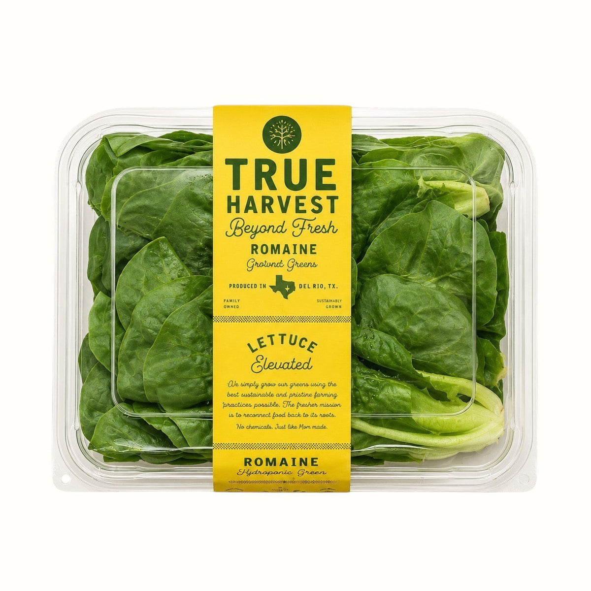 trueharvest / hydroponic romaine lettuce 8oz (tx)