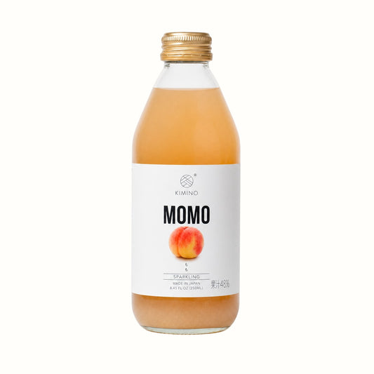 kimino / momo peach sparkling drink 8.45oz (jp)