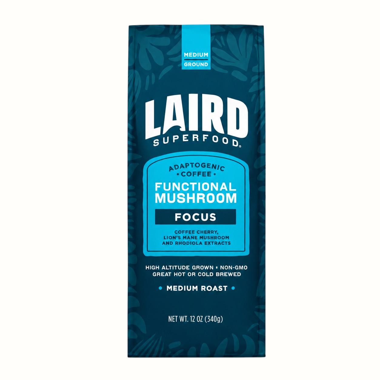laird superfood / focus medium roast ground coffee 12oz