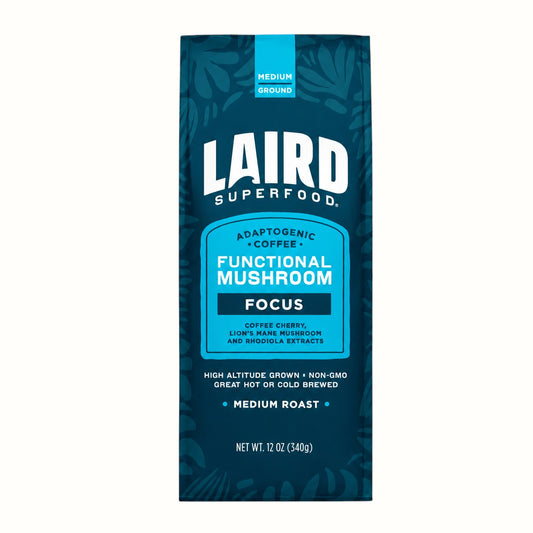 laird superfood / focus medium roast ground coffee 12oz
