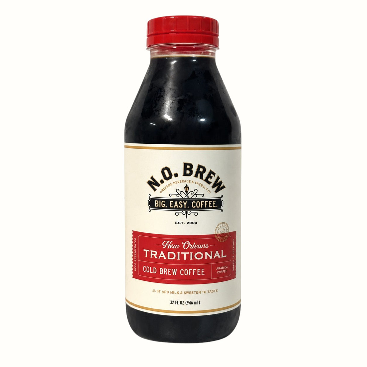 n.o. brew coffee / traditional flavor cold brew 32oz