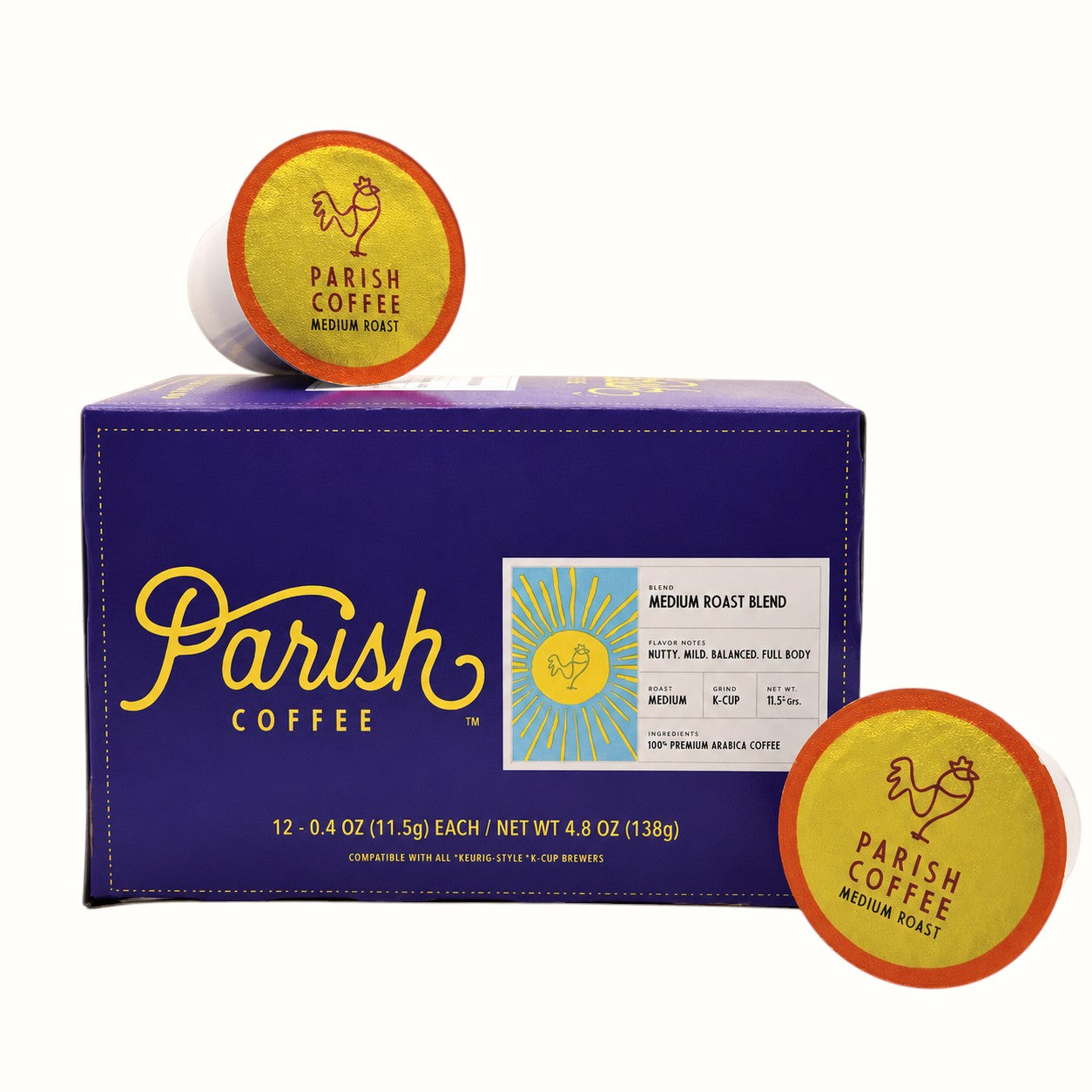 parish coffee / medium roast k-pods 12ct