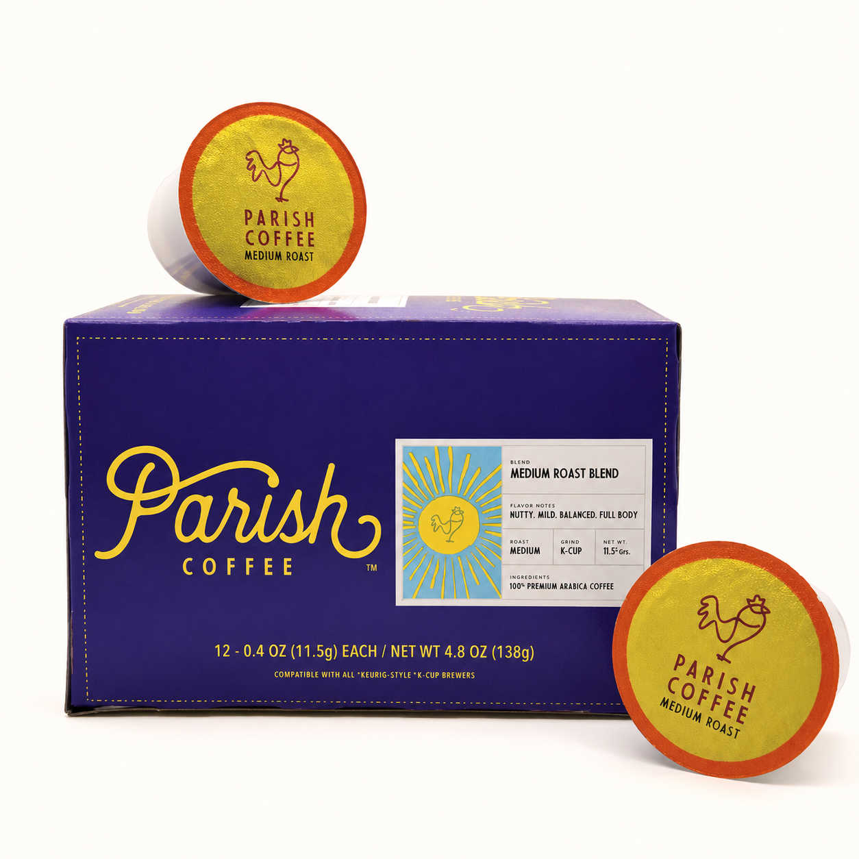 parish coffee / medium roast k-pods 12ct