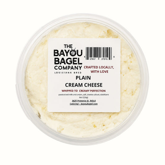 the bayou bagel company / plain cream cheese