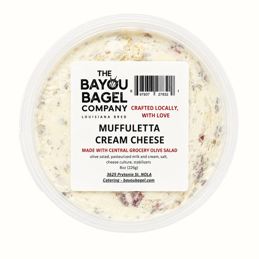 the bayou bagel company / muffuletta cream cheese
