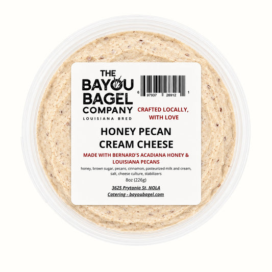 the bayou bagel company / honey pecan cream cheese