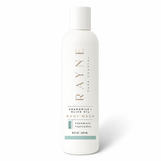 rayne pure coastal / chamomile + olive oil body wash
