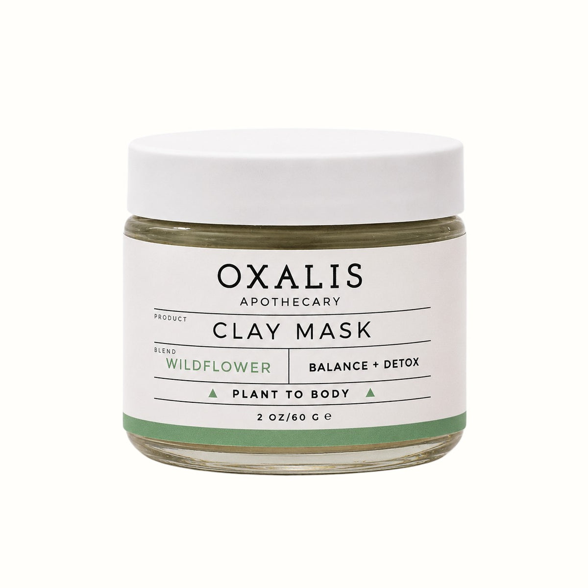 oxalis apothecary / wildflower balance + detox clay face mask