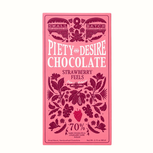 piety and desire / strawberry feels chocolate bar