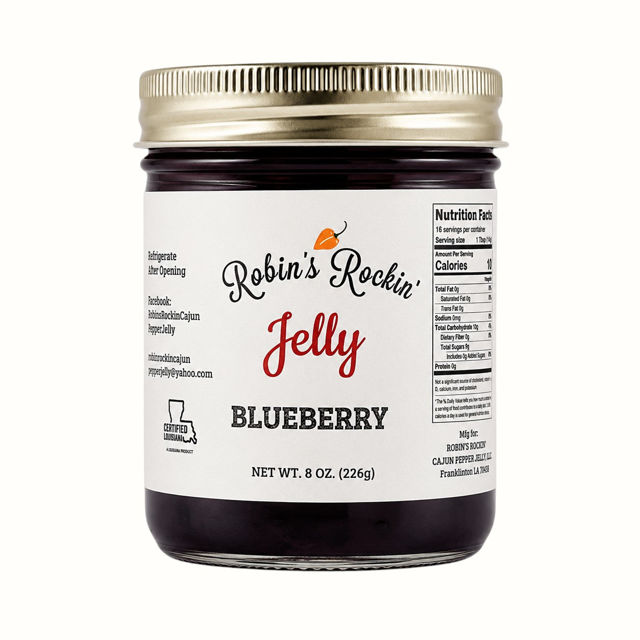robin's rockin' / blueberry jelly