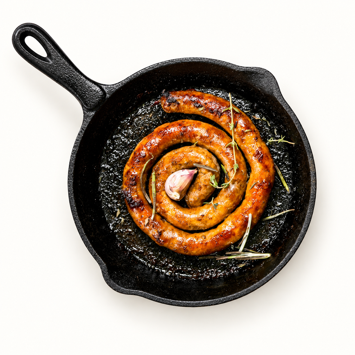 pearl river pastures / pastured pork smoked sausage (kielbasa) ~1lb