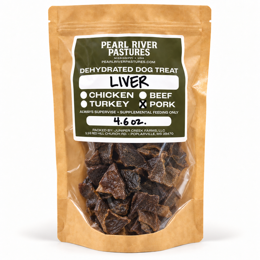 pearl river pastures / dehydrated pork liver 4.5oz