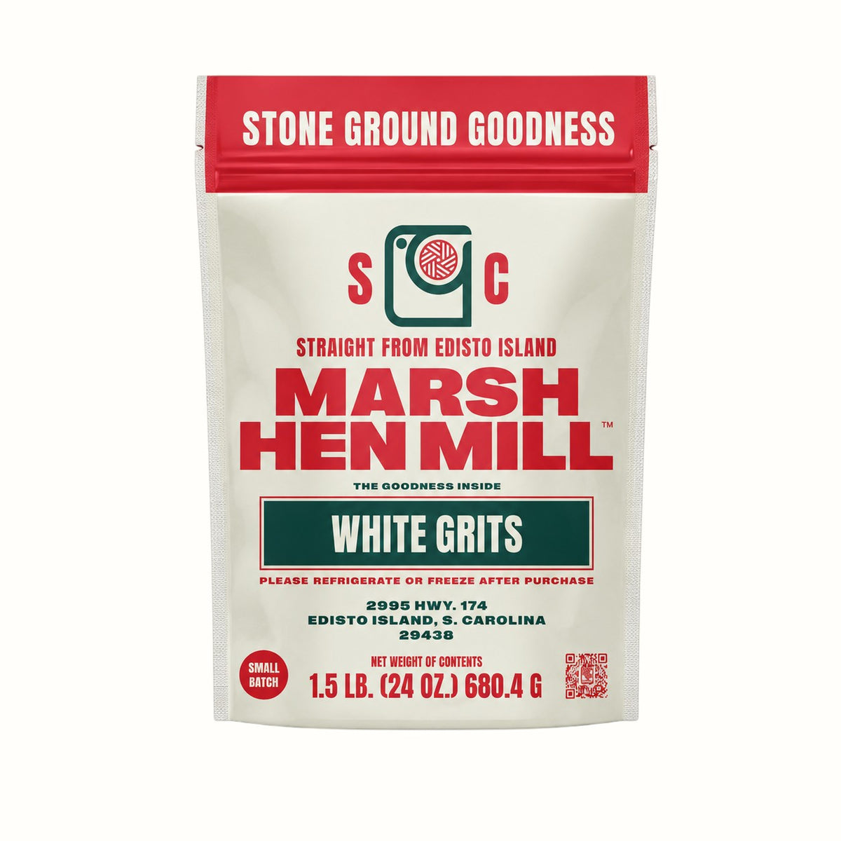 marsh hen mill / white grits 1.5lb (sc)