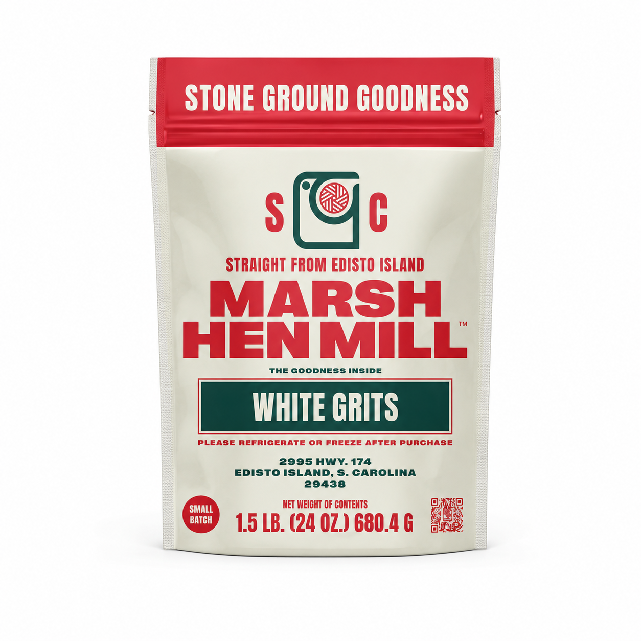 marsh hen mill / white grits 1.5lb (sc)
