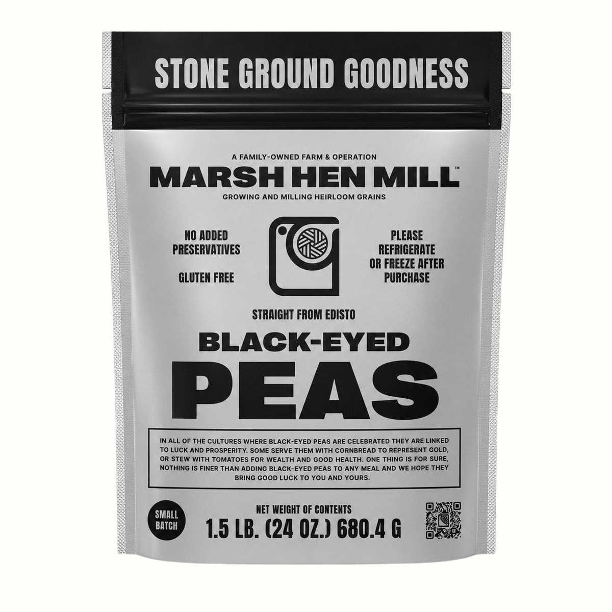 marsh hen mill / black eyed peas 1.5lb (sc)