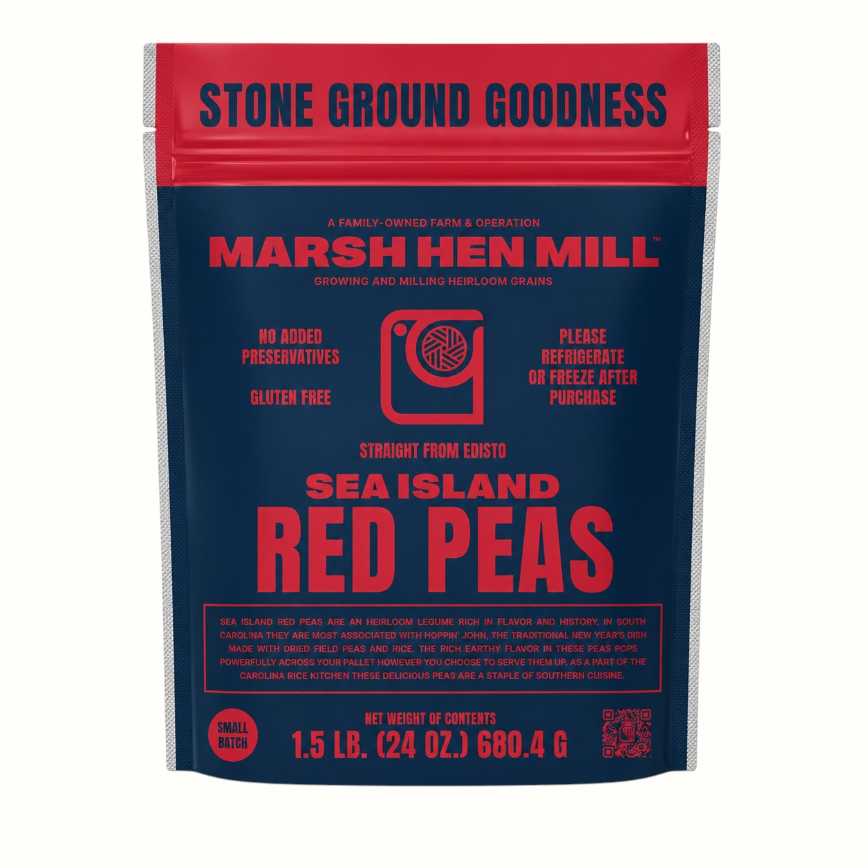 marsh hen mill / sea island red peas 1.5lb (sc)