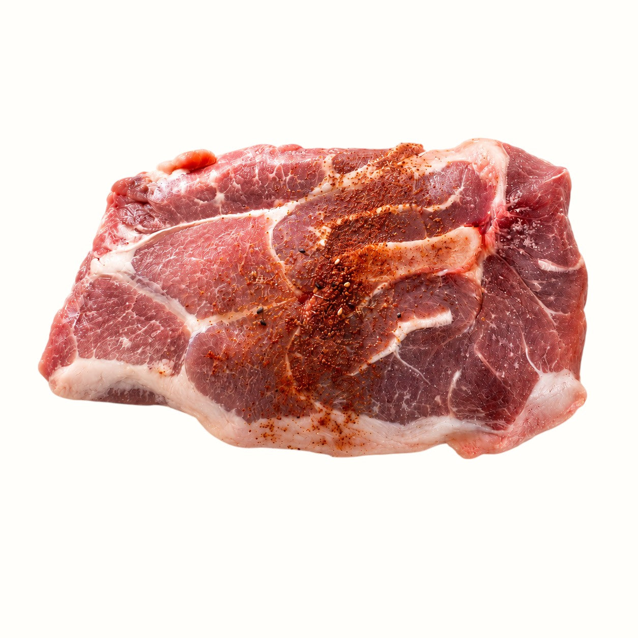 grass roots farmers co-op / pasture raised pork steak 1lb (ar)