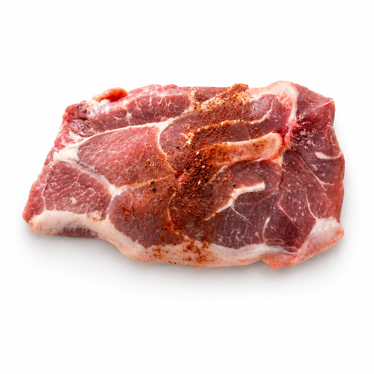 grass roots farmers coop / pasture raised pork steak (1lb) (ar)