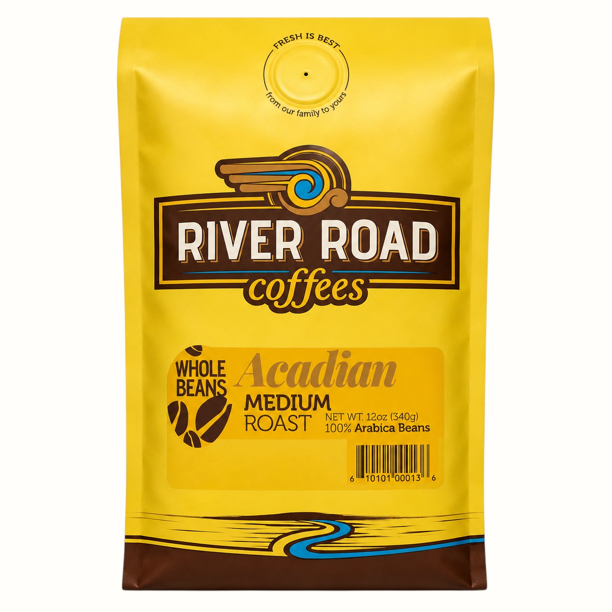 river road coffees / acadian medium roast coffee