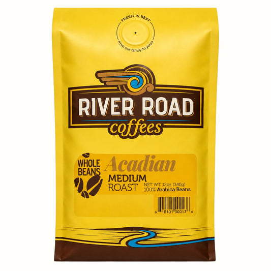 river road coffees / acadian medium roast coffee