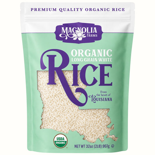 magnolia farms / organic local long grain rice 2lb