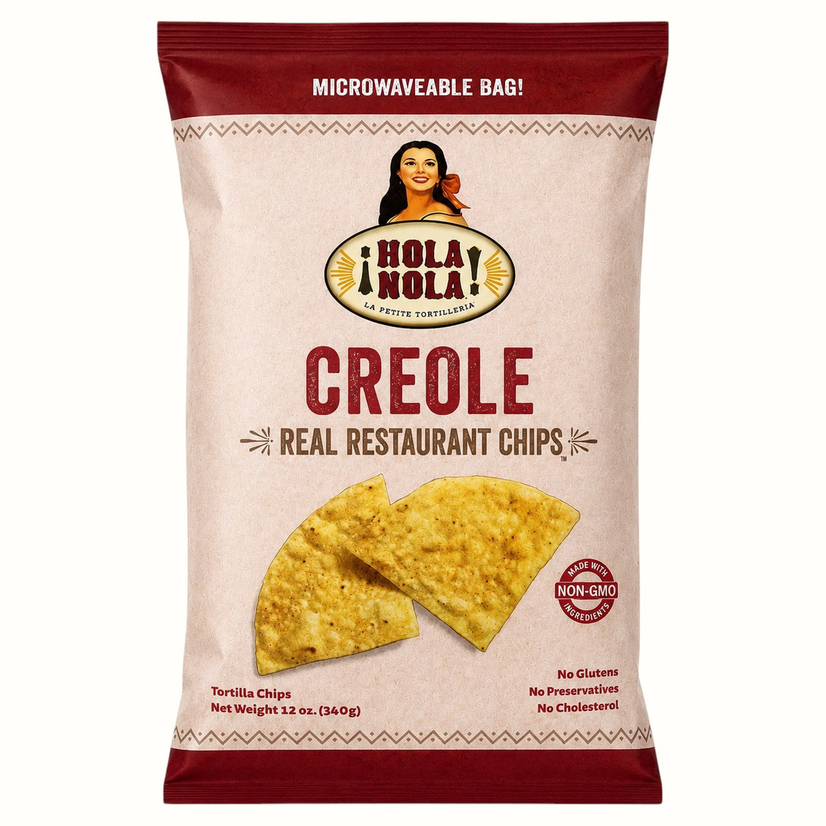 hola nola / whole corn tortilla chips 10oz