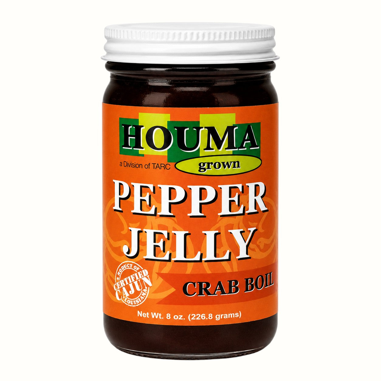 houma grown / red, green, blueberry habenero, crab boil, or garlic pepper jelly