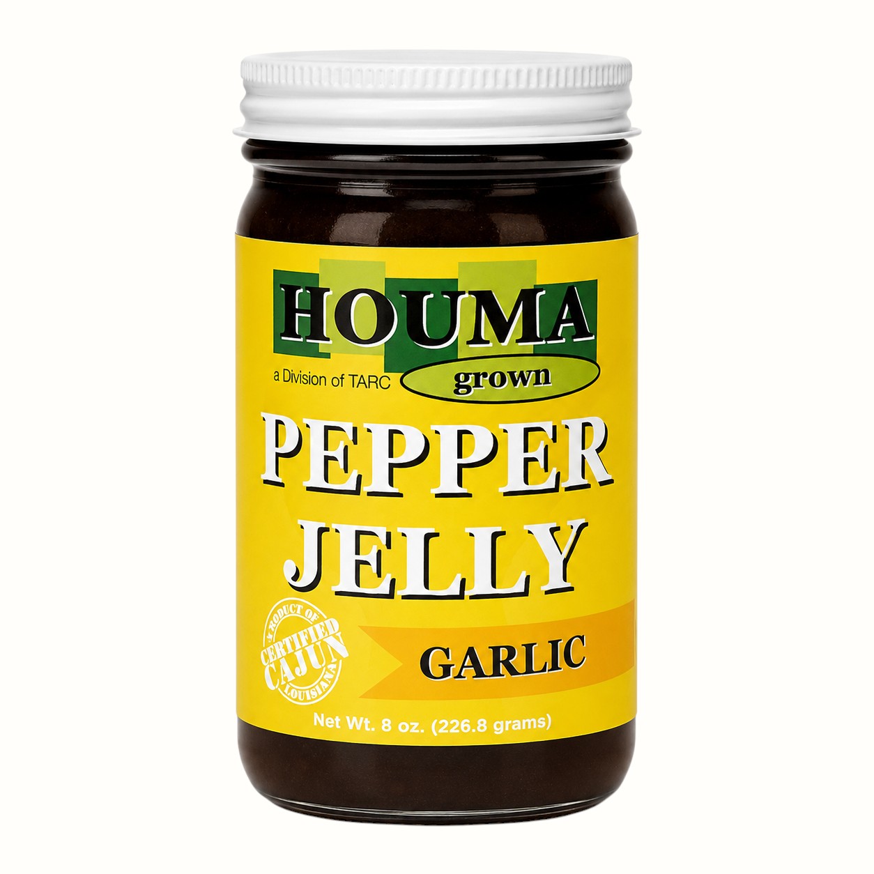 houma grown / red, green, blueberry habenero, crab boil, or garlic pepper jelly
