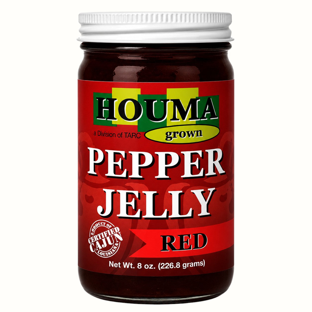 houma grown / red, green, blueberry habenero, crab boil, or garlic pepper jelly
