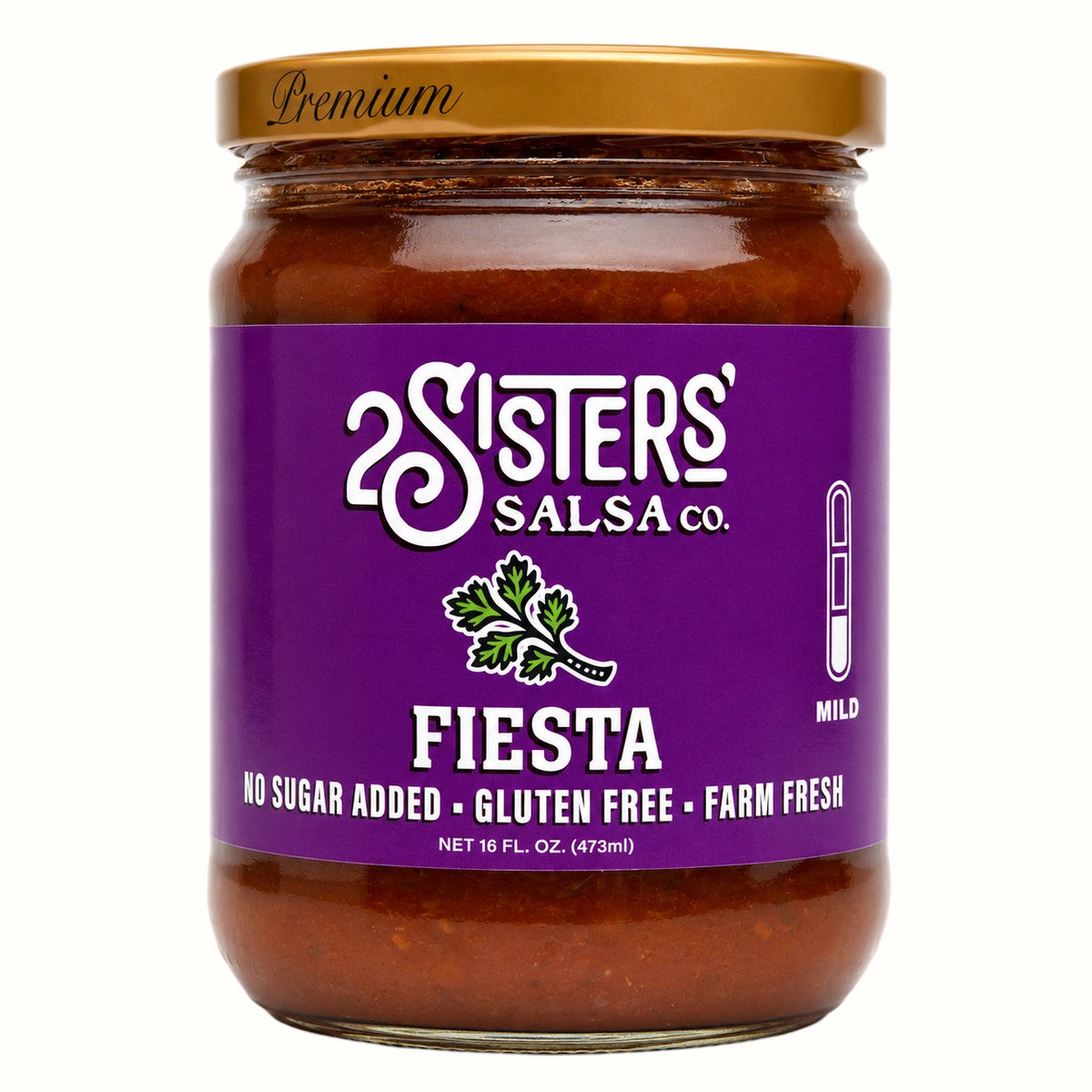 two sisters salsa co / original, verde, jalapeño, fiesta, or honey salsa