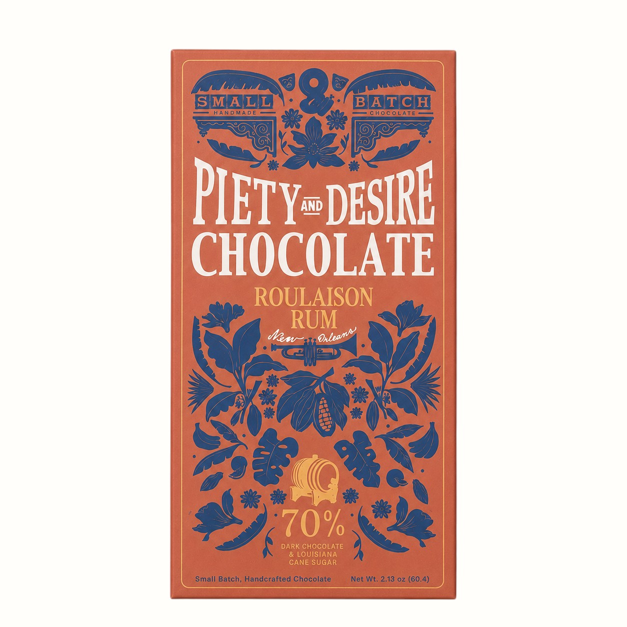 piety and desire / roulaison rum chocolate bar