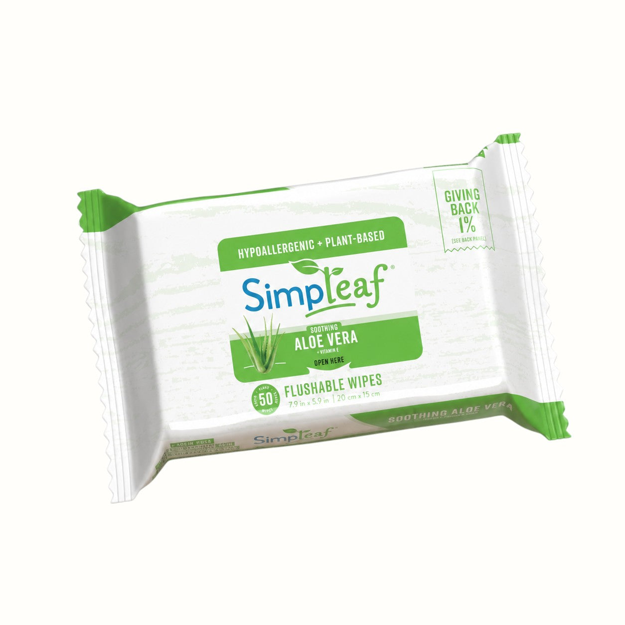 simpleaf brands / flushable wipes select your scent 50ct (tx)