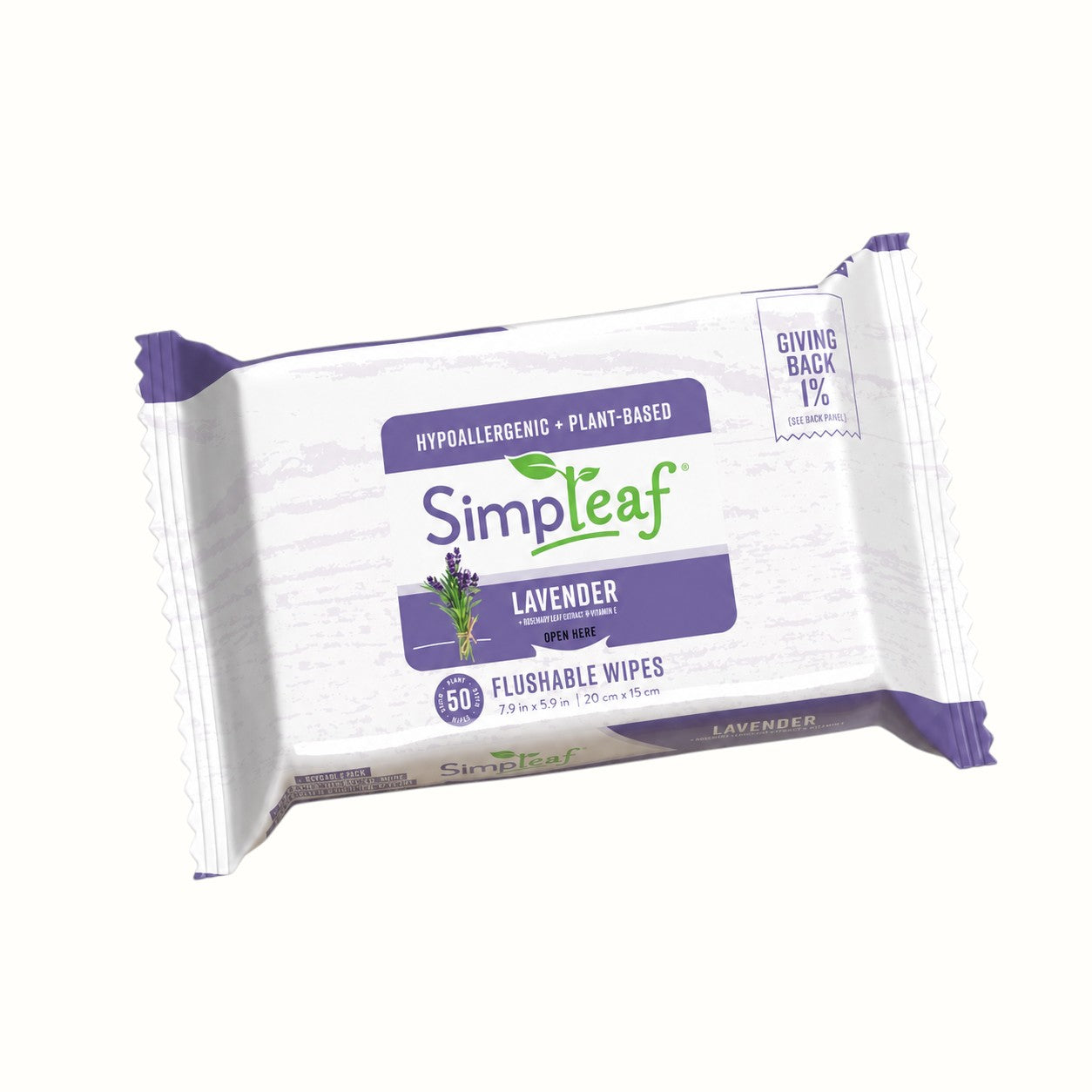 simpleaf brands / flushable wipes select your scent 50ct (tx)