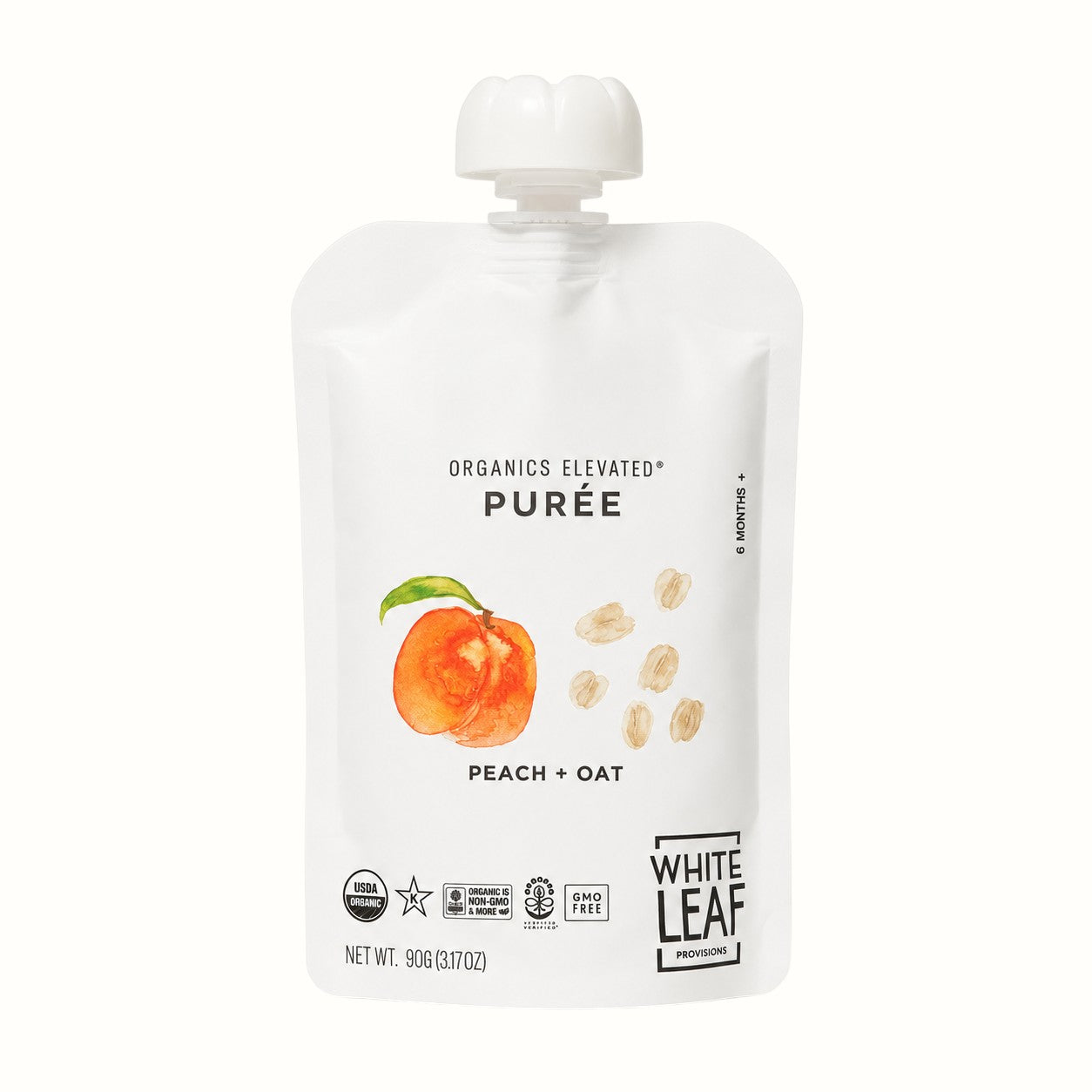 whiteleaf provisions / certified organic baby food puree 3.17oz (sc)