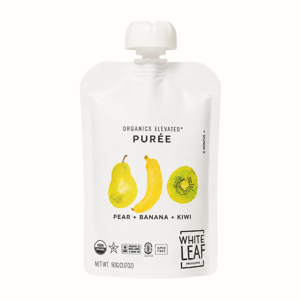 whiteleaf provisions / certified organic baby food puree 3.17oz (sc)