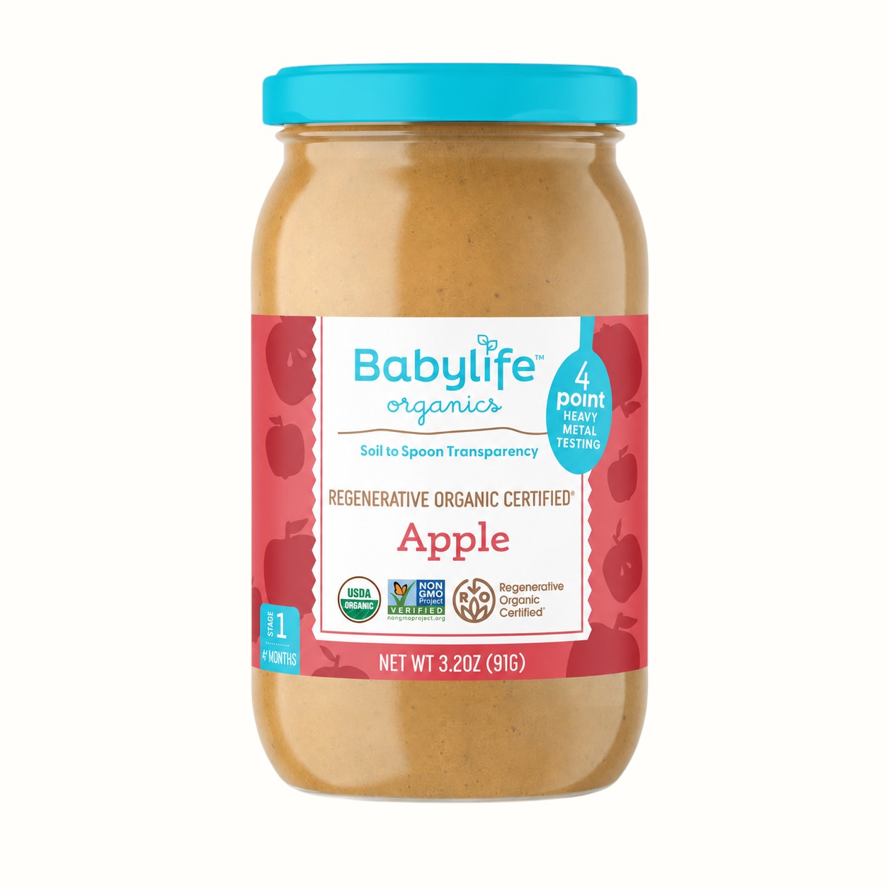 babylife organics / regenerative organic baby food 3.2oz (co)