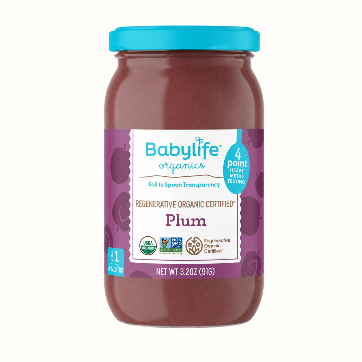 babylife organics / regenerative organic baby food 3.2oz (co)