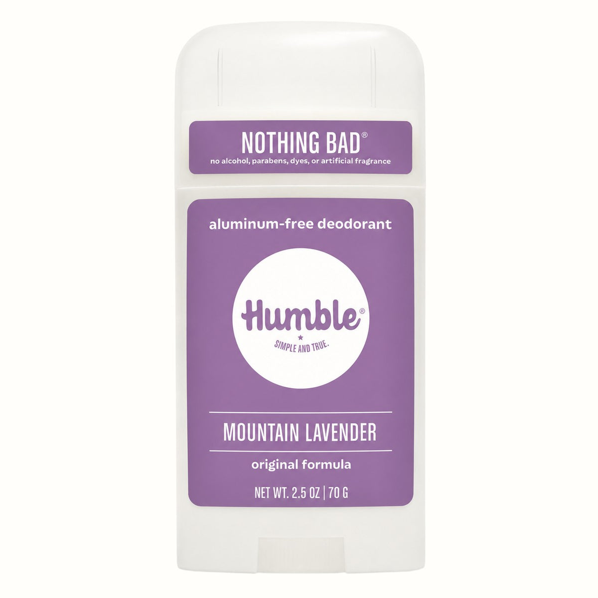 humble / aluminum free deodorant 2.5oz select your scent (nm)