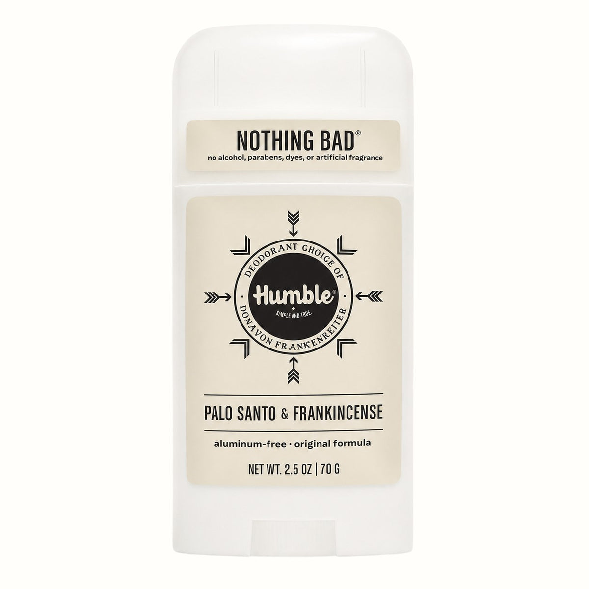 humble / aluminum free deodorant 2.5oz select your scent (nm)