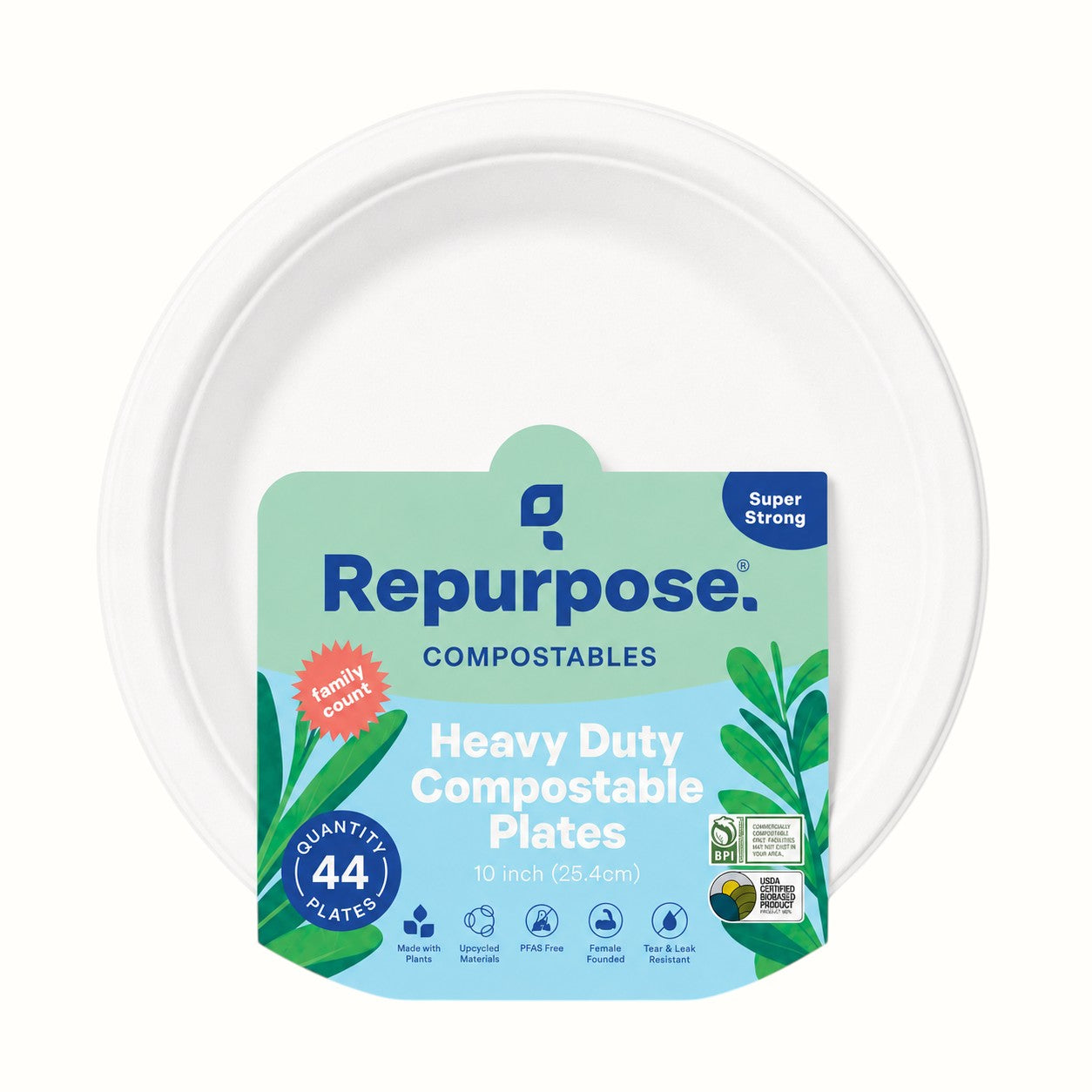 repurpose compostables / compostable plates select your size (ca)