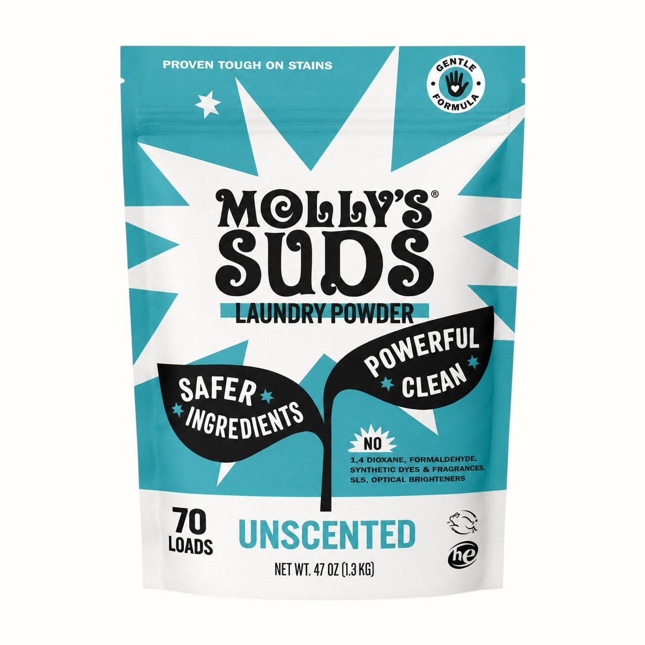 molly's suds / laundry powders 47oz